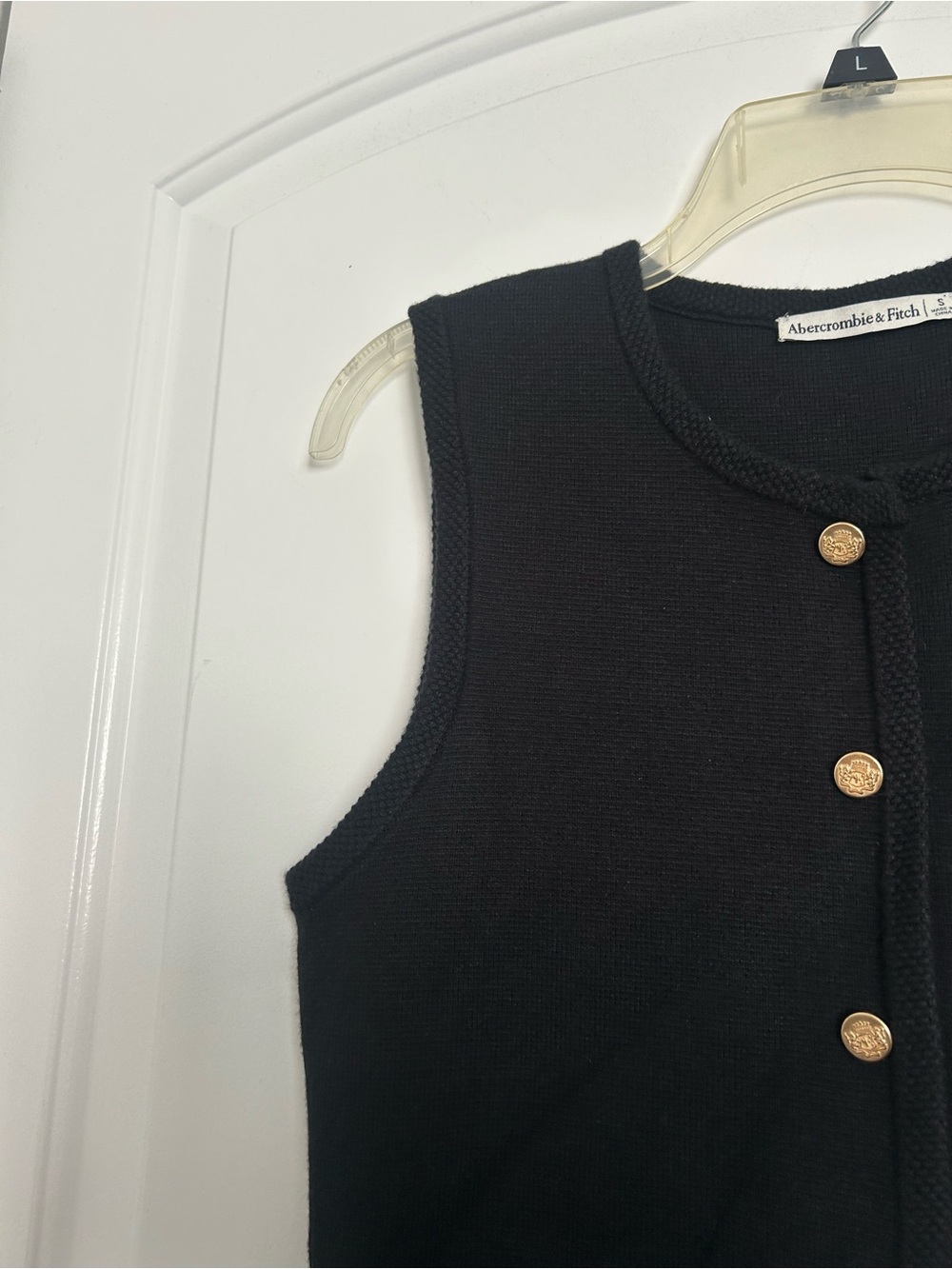 Abercrombie & Fitch Button Through Mini Dress Size S NWT preppy chic 90s minimal - Picture 6 of 16